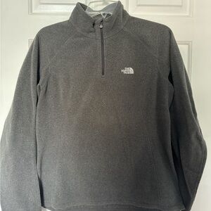 The North Face Charcoal Fleece Quarter-Zip